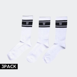 11 DEGREES CORE STRIPE SOCKS - 3 PACK