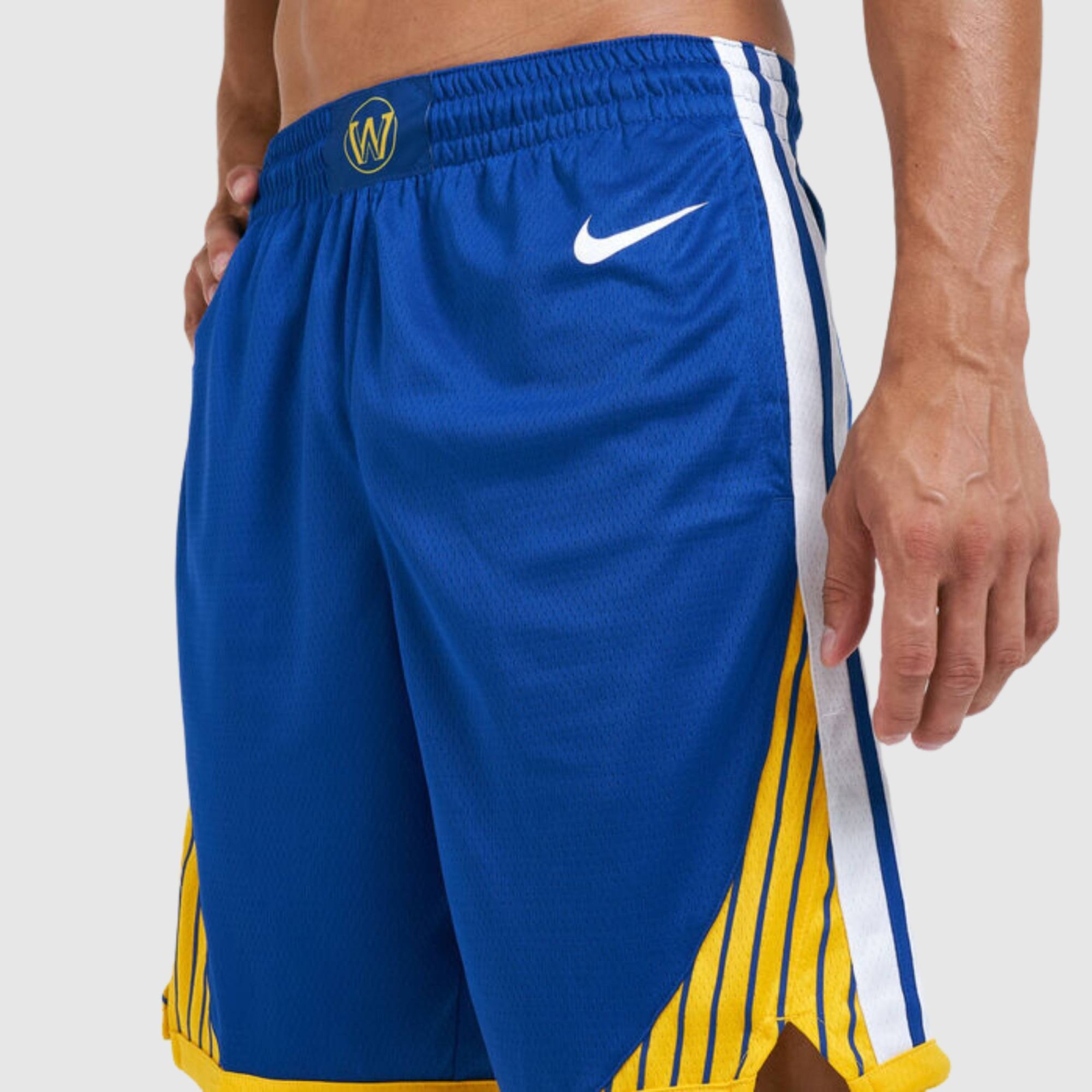 NIKE MMENS GOLDEN STATE WARRIORS SHORT ROAD