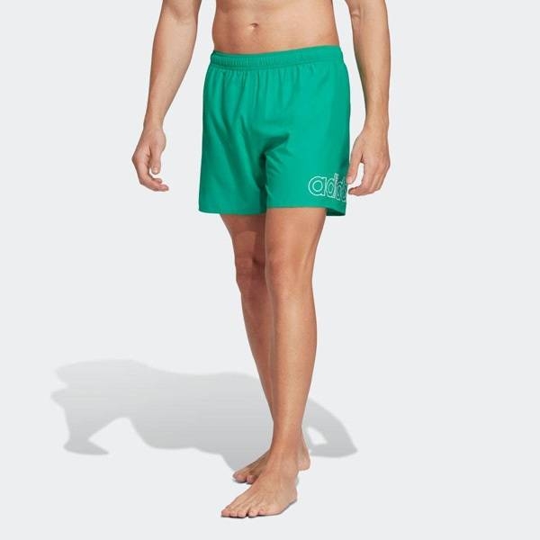 ADIDAS MENS LINEAR LOGO SWIM SHORT