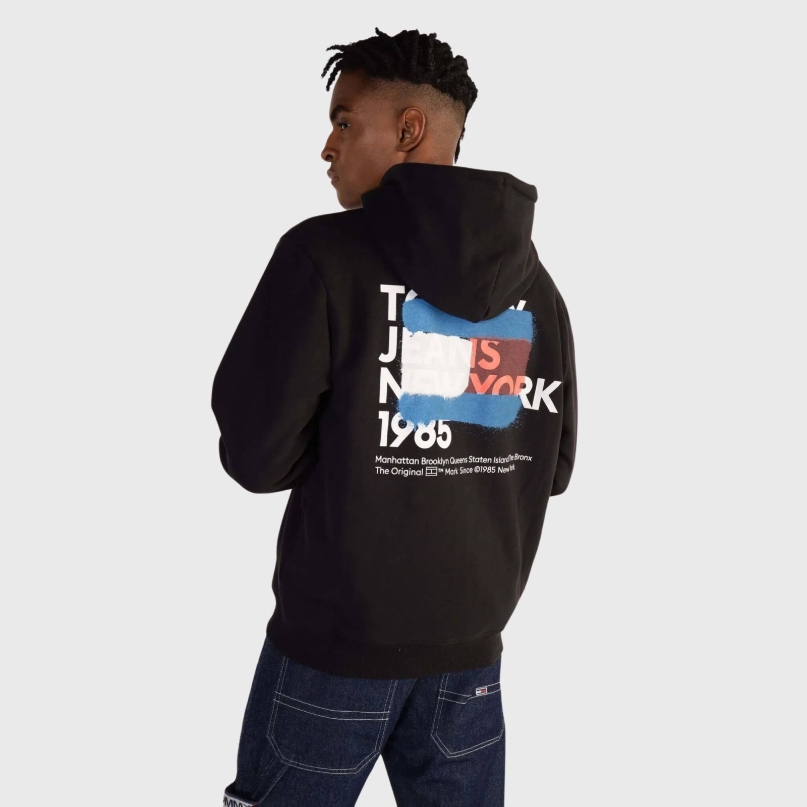 TOMMY REGULAR GRAFFITI ZIP HOODIE