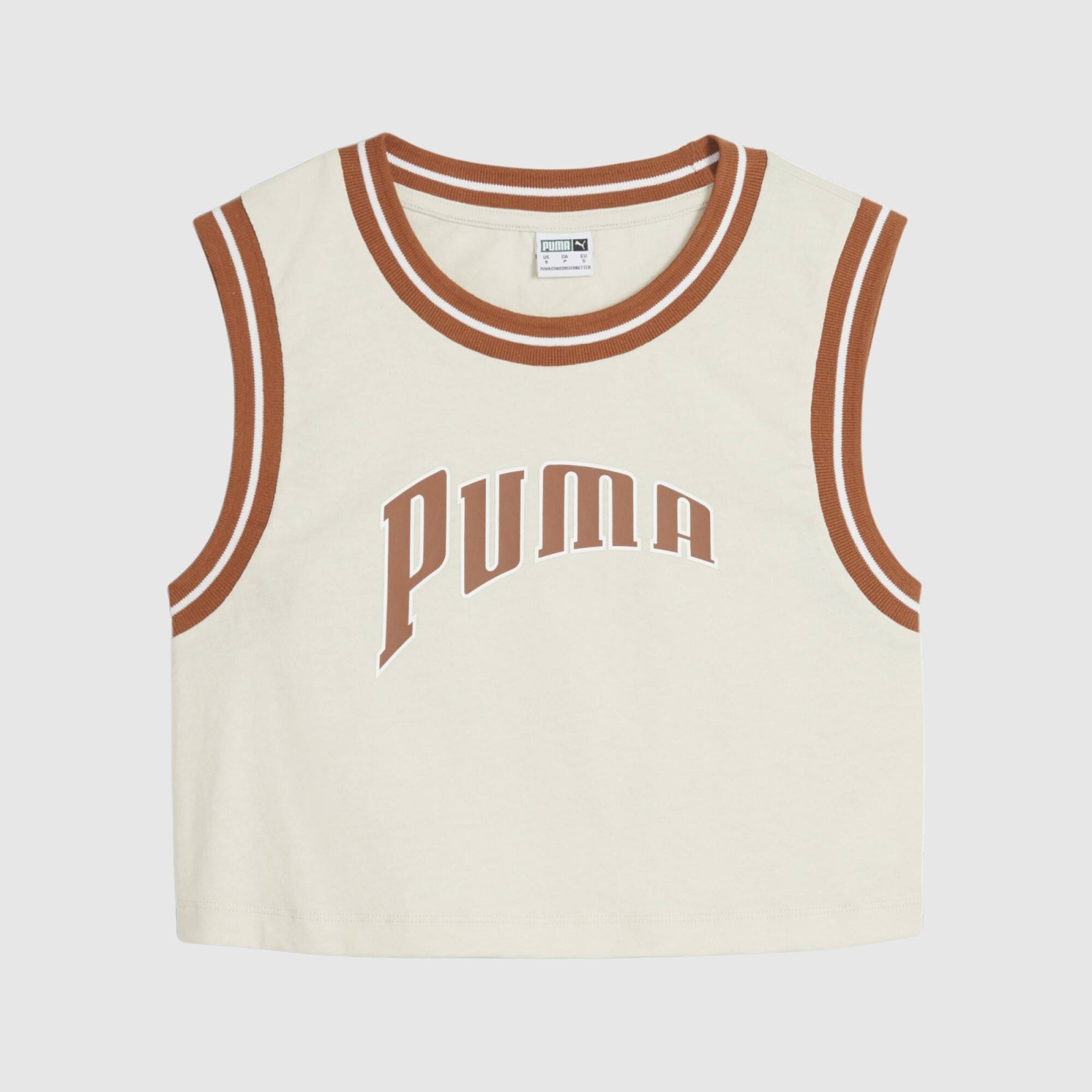 PUMA TEAM FOR THE FANBASE GRAPHIC CROPPED TEE