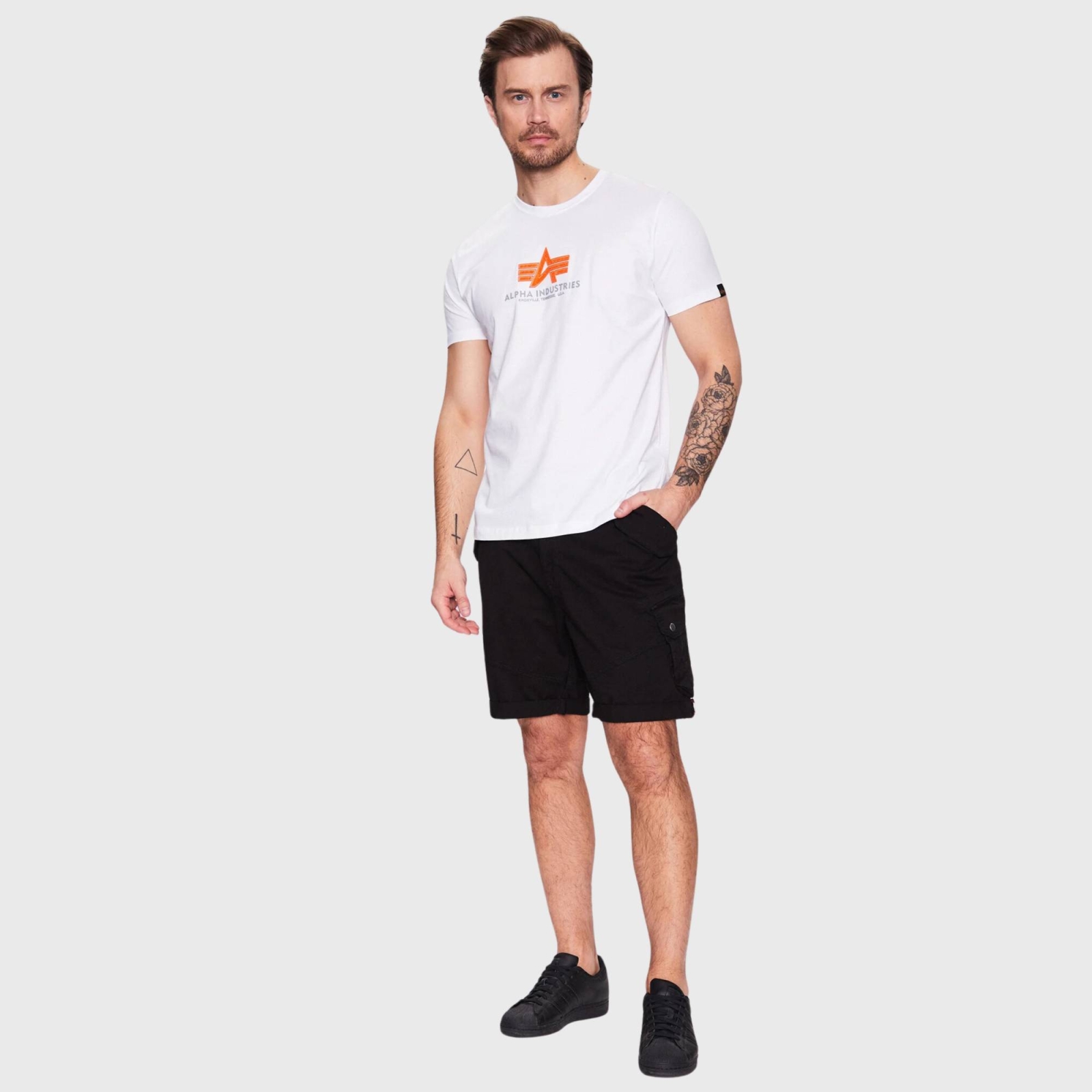 ALPHA INDUSTRIES BASIC T-SHIRTRUBBER