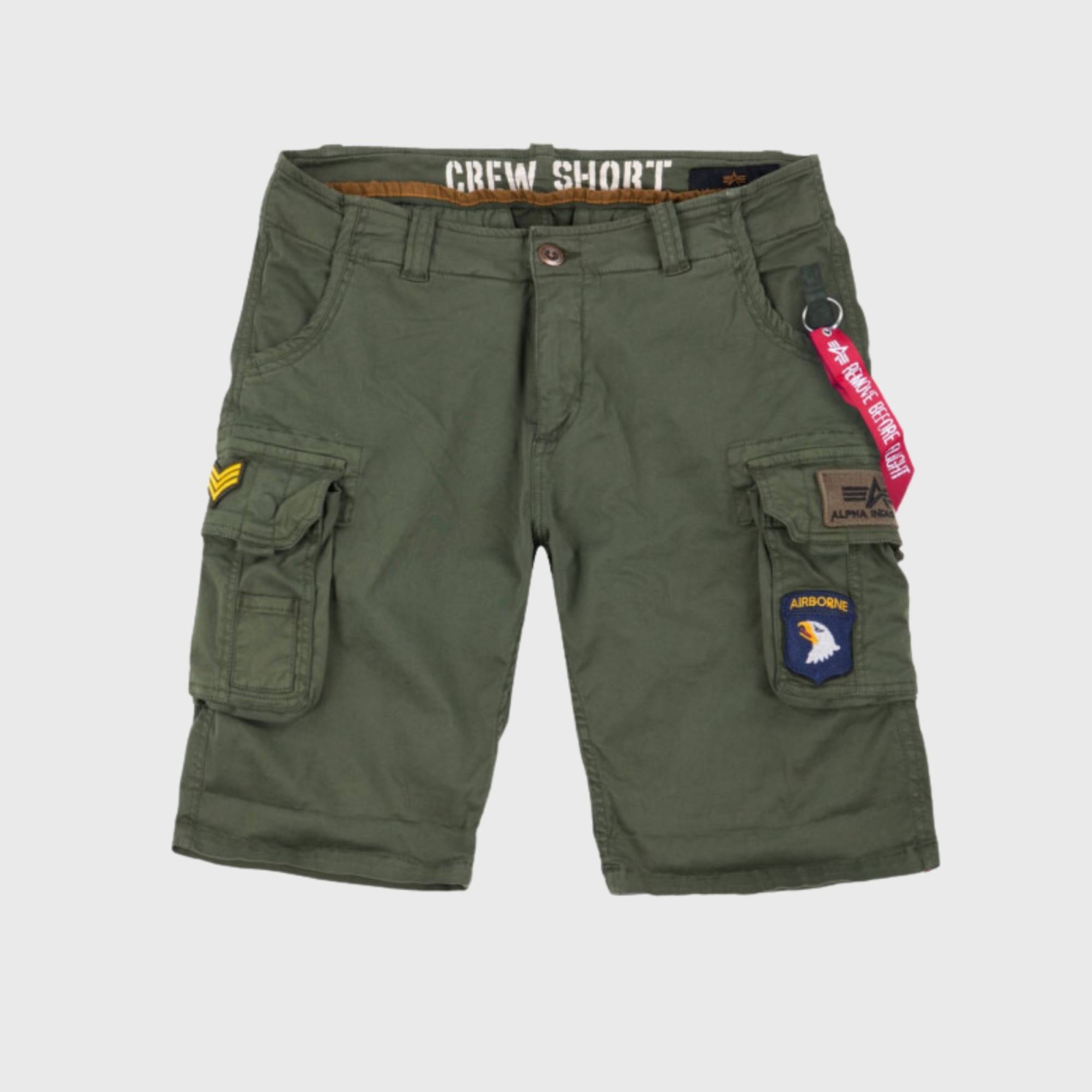 ALPHA INDUSTRIES CREW SHORT PATCH