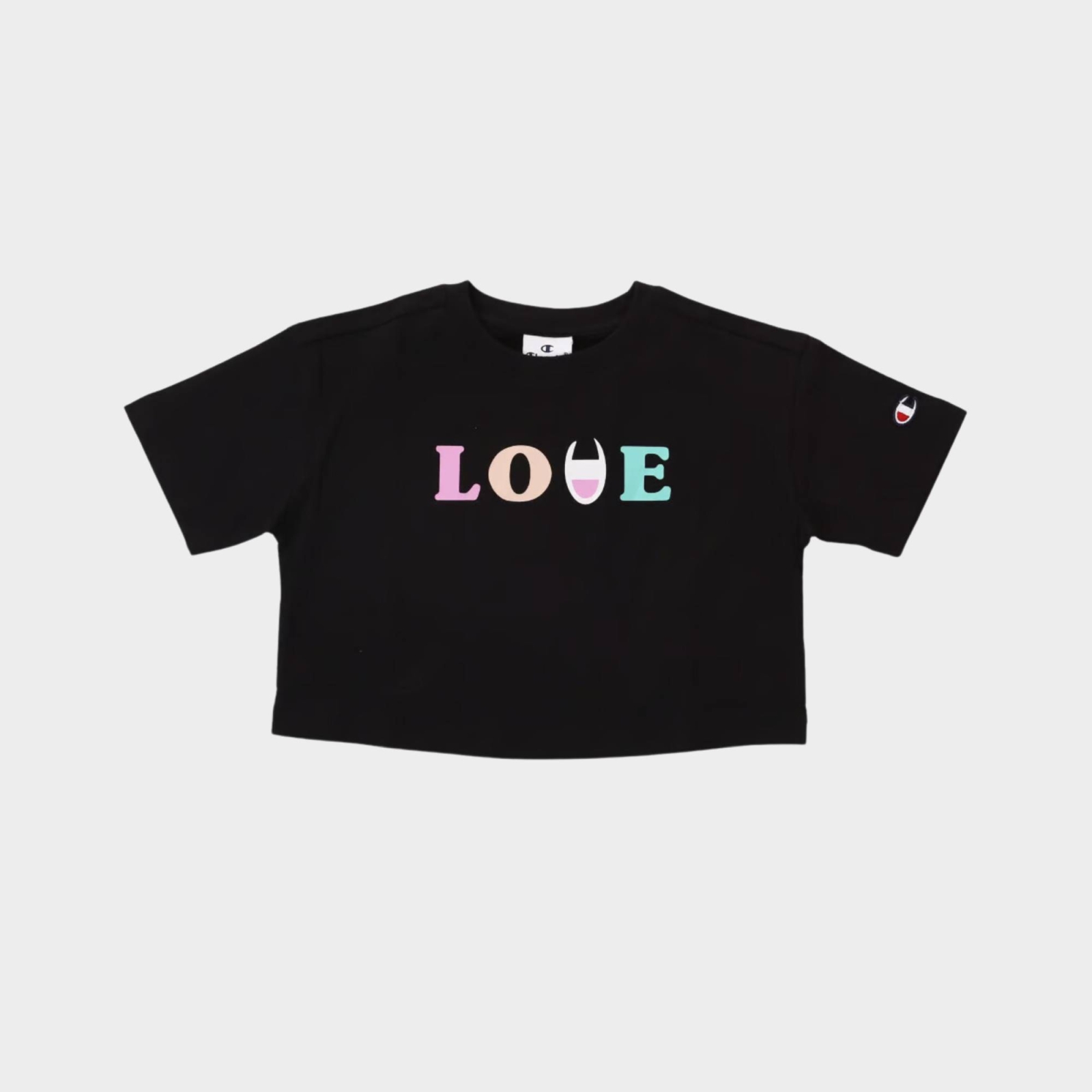 CHAMPION ICONS CREWNECK CROPTOP T-SHIRT