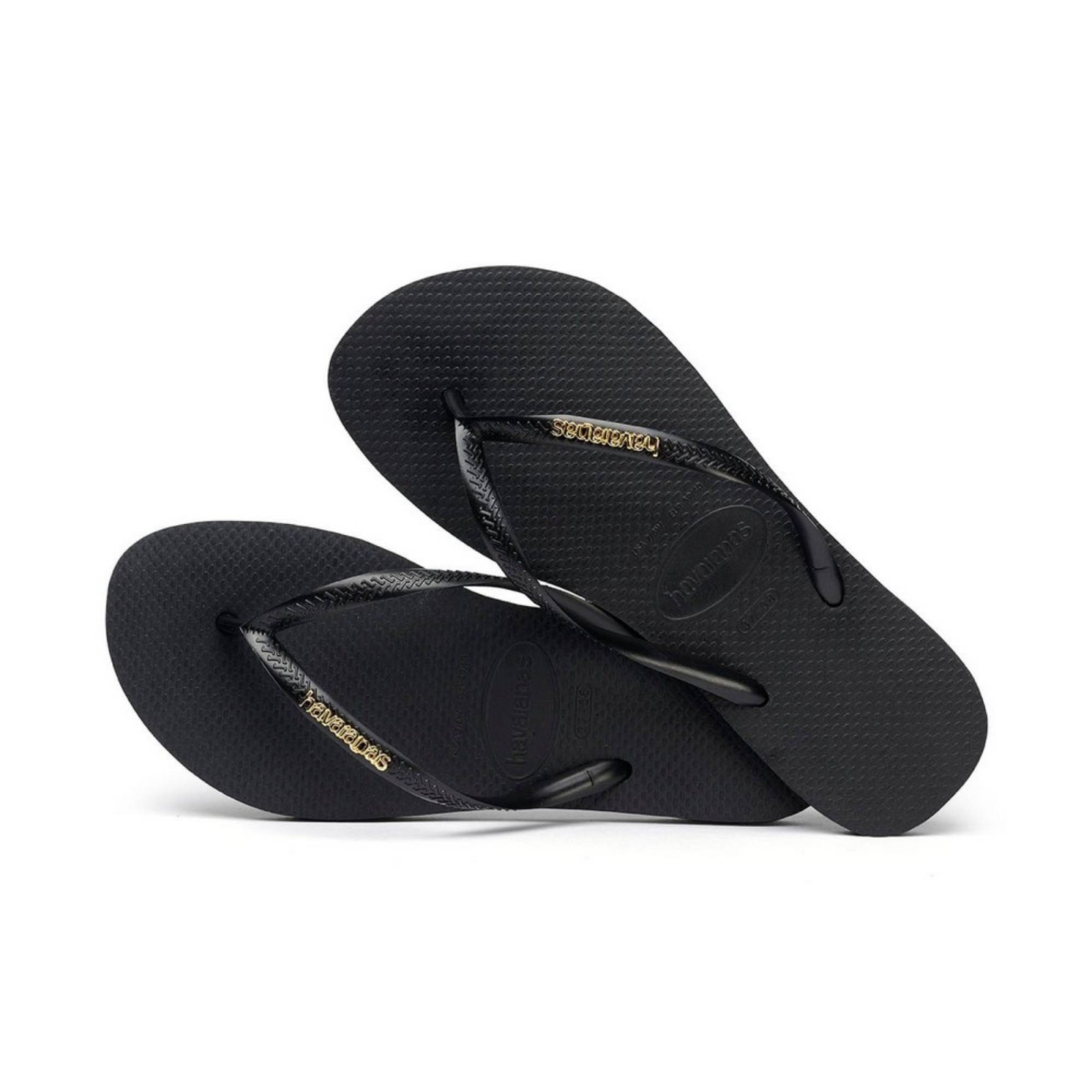 HAVAIANAS SLIM LOGO METALLIC