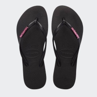 HAVAIANAS SLIM LOGO METALLIC SANDAL