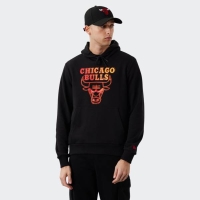 NEW ERA CHICAGO BULLS NBA HOODED PULLOVER