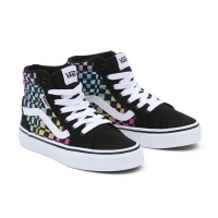 VANS KIDS FILMORE HI TRIPPY CHECKERBOARD