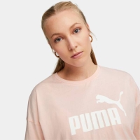 PUMA ESSENTIAL CROPPED LOGO TEE