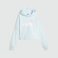 PUMA ESSENTIAL LOGO CROPPED HOODIE GIRLS