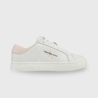 CALVIN CUPSOLE LOWLACEUP LEATHER SNEAKERS