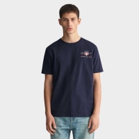 GANT REG ARCHIVE SHIELD EMB SS T-SHIRT