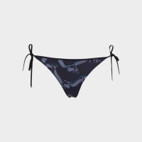 TOMMY CHEEKY STRING SIDE TIE PRINT BIKINI BOTTOM