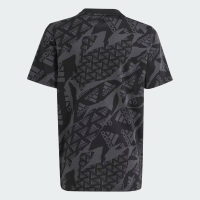 ADIDAS JUNIOR ALL OVER PRINT LOGO TEE