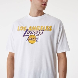 NEW ERA TEAM SCRIPT TEE LOS ANGELES LAKERS