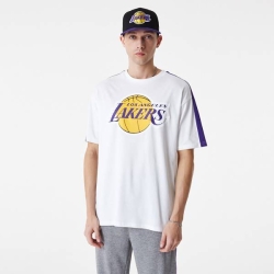 NEW ERA NBA COLOUR BLOCK TEE LOS ANGELES LAKERS