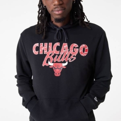 NEW ERA TEAM SCRIPT HOODY CHICAGO BULLS