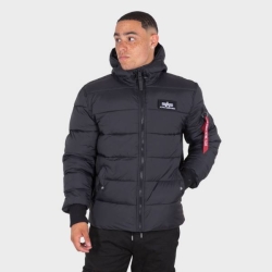 ALPHA INDUSTRIES HOODED PUFFER