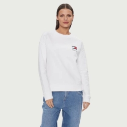 TOMMY BOXY GRAPHIC FLAG  CREW SWEATSHIRT