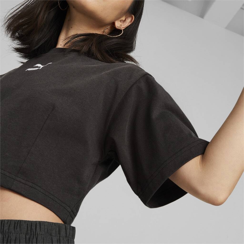 PUMA DARE TO CROPPED RELAXED TEE