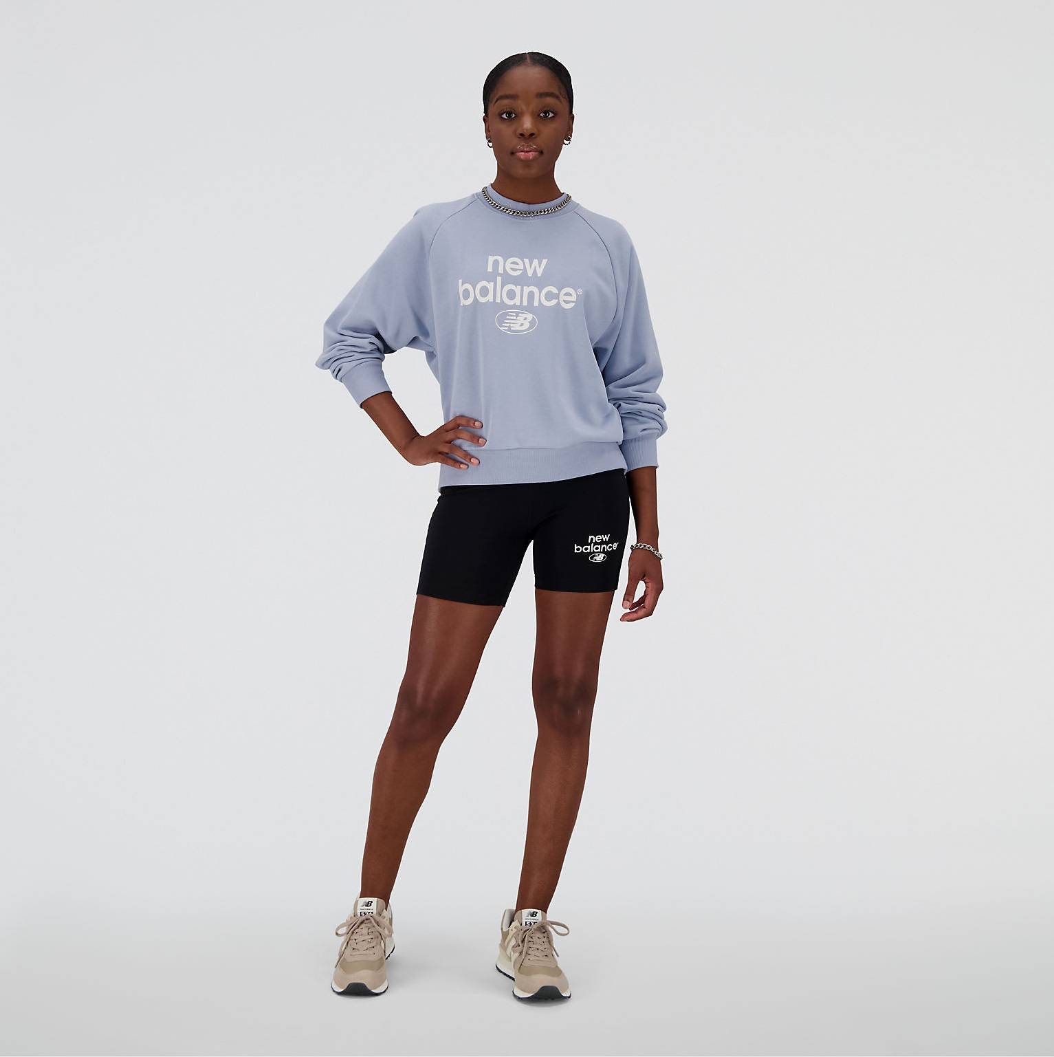 NEW BALANCE ESSENTIALS REIMAGINED ARCHIVE COTTON FITTED SHORT