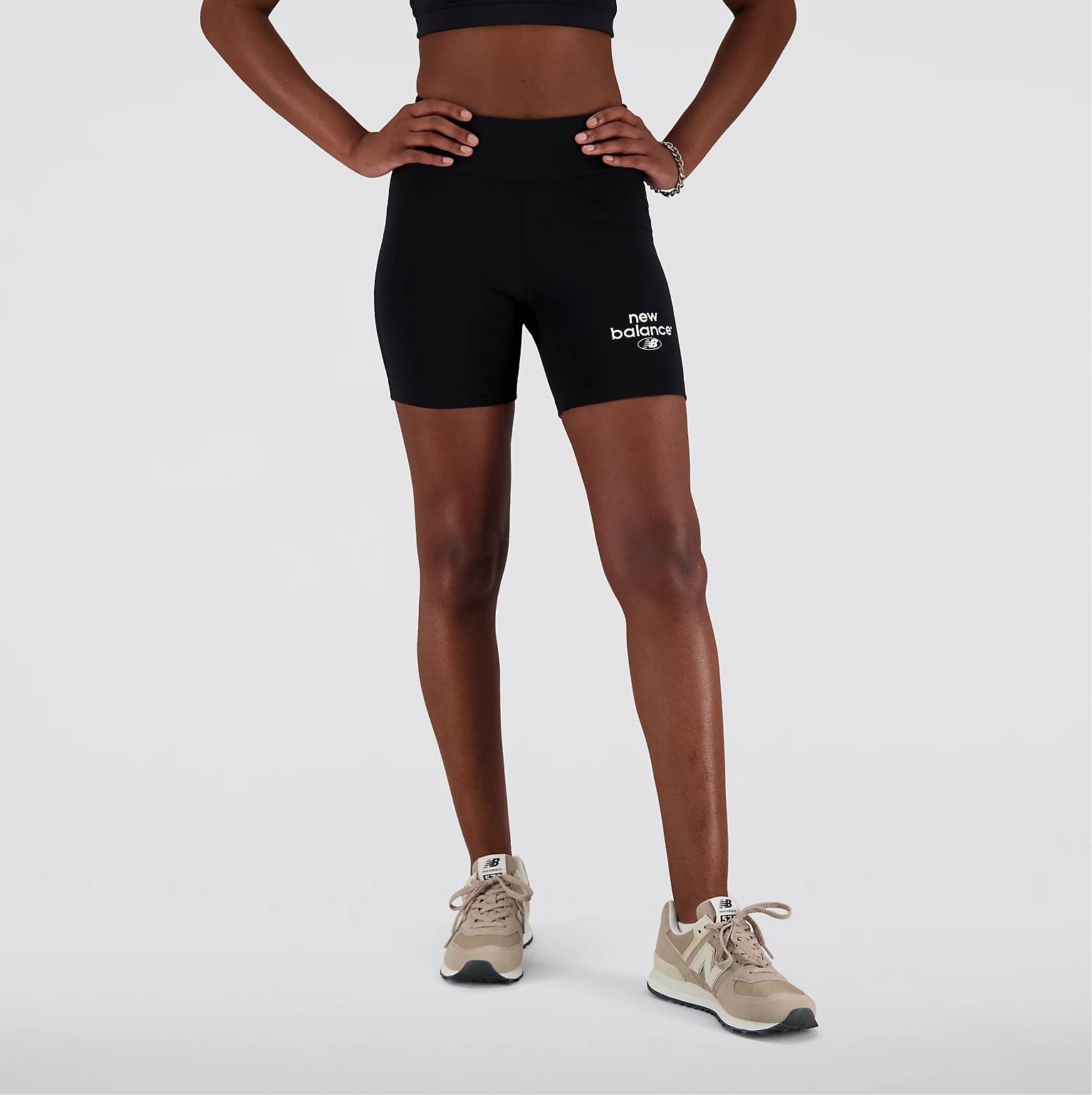 NEW BALANCE ESSENTIALS REIMAGINED ARCHIVE COTTON FITTED SHORT