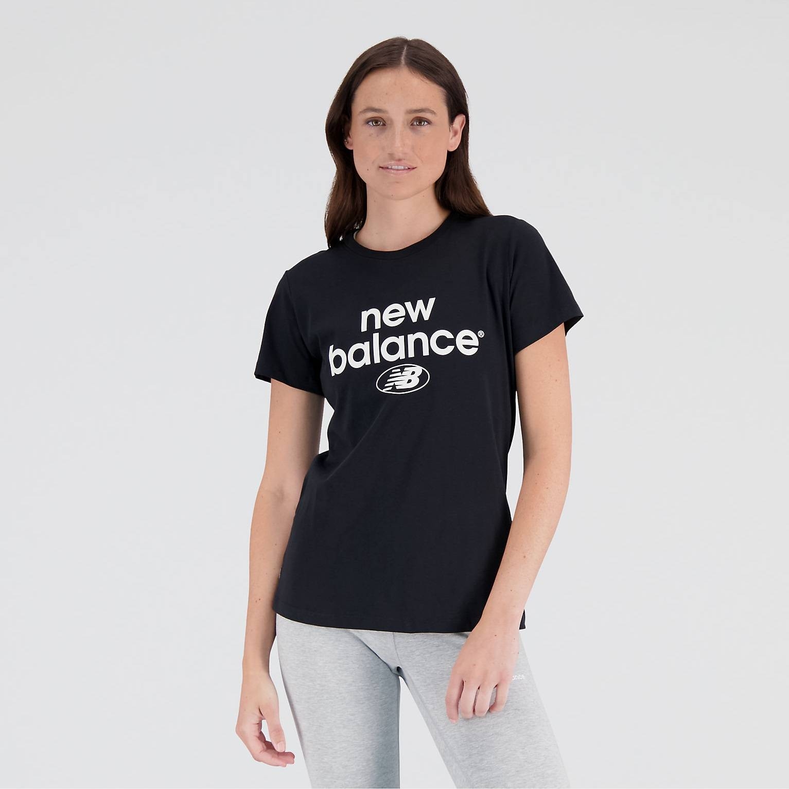 NEW BALANCE ESSENTIALS REIMAGINED ARCHIVE COTTON JERSEY ATHLETIC FIT T-SHIRT