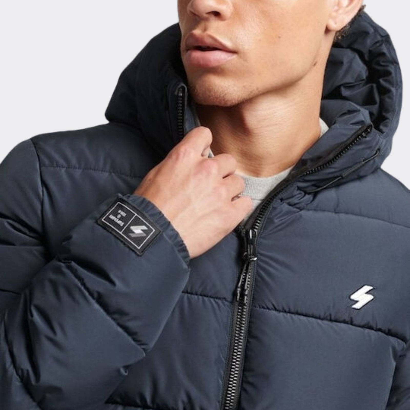 SUPERDRY HOODED SPORTS PUFFΕR JACKET MENS