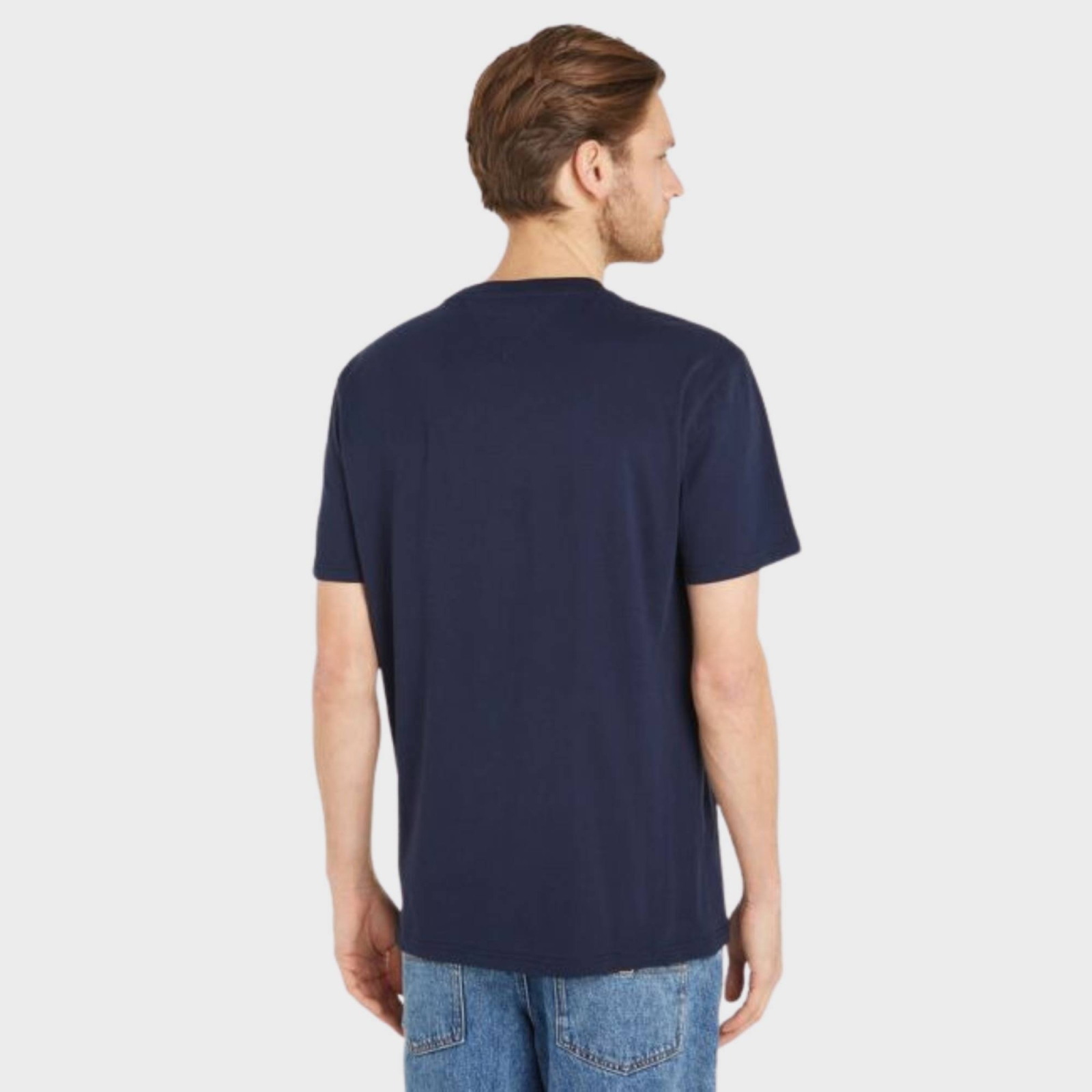 TOMMY JEANS MENS CLASSIC SMALL FLAG TEE