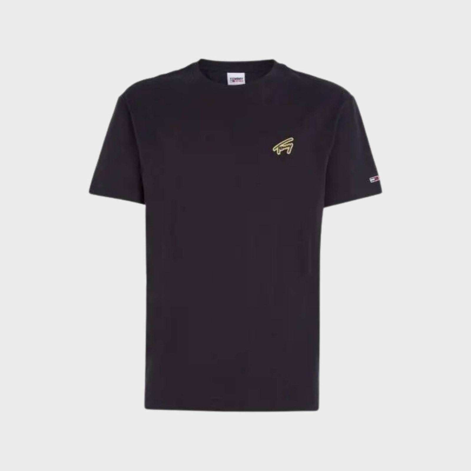 TOMMY JEANS MENS CLASSIC GOLD SIGNATURE TEE