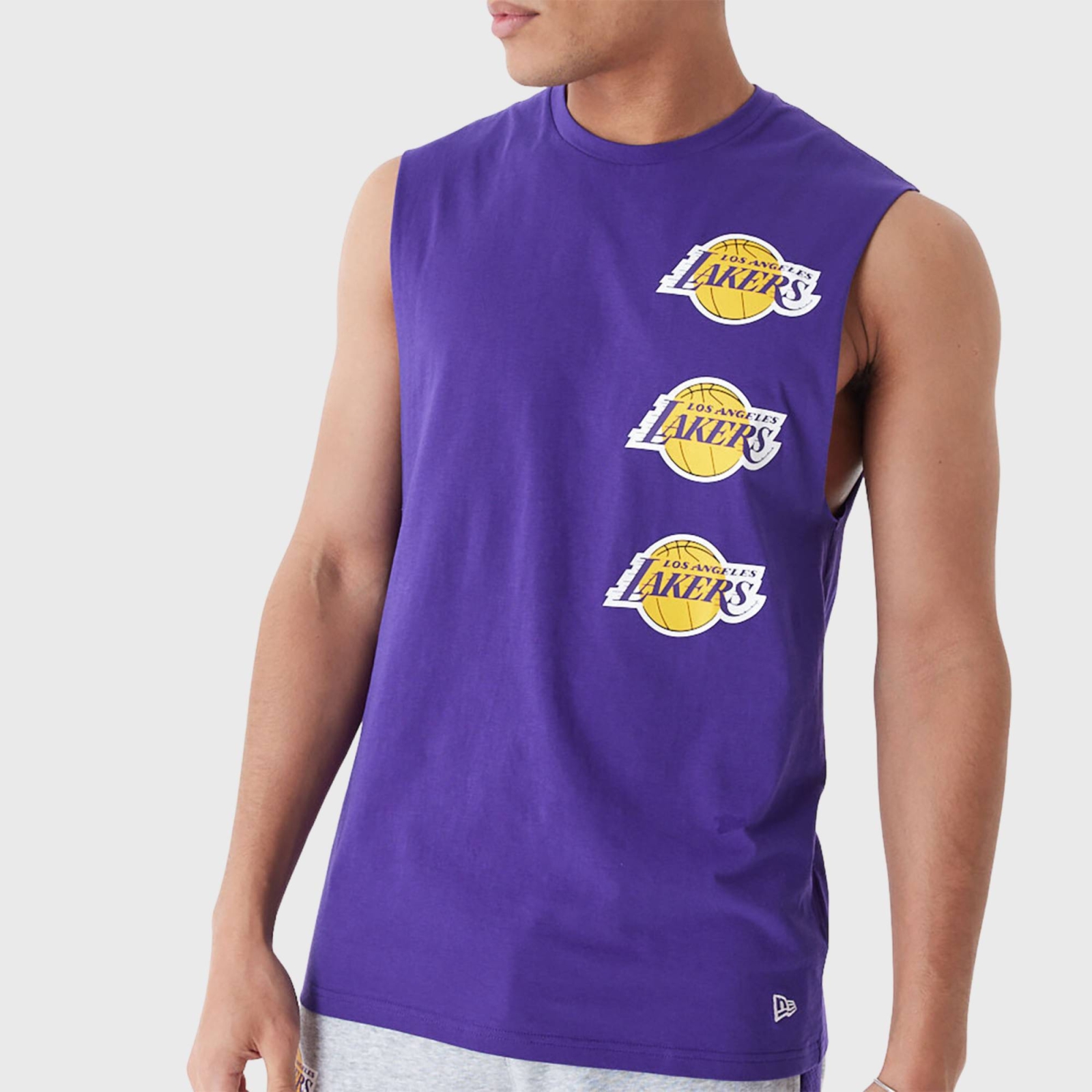 NEW ERA LOS ANGELES LAKERS NBA SLEEVELESS T-SHIRT