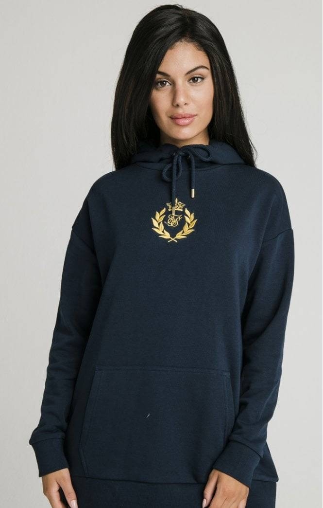 SIKSILK EMBROIDERED OVERSIZE HOODIE
