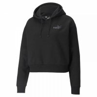 PUMA  EMBROIDERED CROPPED HOODIE