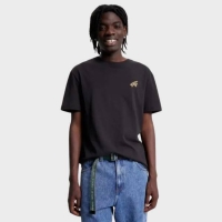 TOMMY JEANS MENS CLASSIC GOLD SIGNATURE TEE