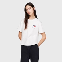 TOMMY BOXY GRAPHIC FLAG TEE