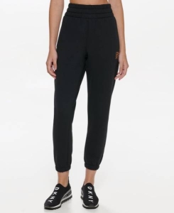 DKNY TIGER KING PRINTED HIGH WAIST RELAXED JOGGER