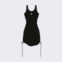 11 DEGREES ROUCHED DRESS