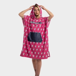BEE UNUSUAL THE PINK CACTUS PONCHO