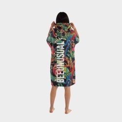 BEE UNUSUAL PARROT JUNGLE PONCHO