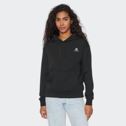 CONVERSE EMBROIDERED STAR CHEVRON PULLOVER HOODIE
