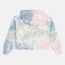 GUESS TIE DYE HOODED ACTIVE TOP