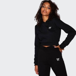 11 DEGREES CORE CROPPED HOODIE