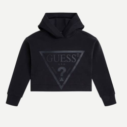 GUESS HOODED LONG SLEEVE ACTIVE KIDS TOP