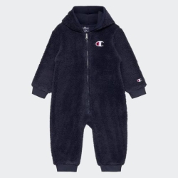 CHAMPION INFANT GIRLS AMERICAN CLASSICS HOODED ROMPERS