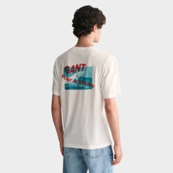 GANT WASHED GRAPHIC SS T-SHIRT