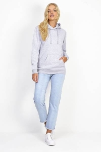 BRAVE SOUL LADIES SWEAT WITH POUCH POCKET HOODIE