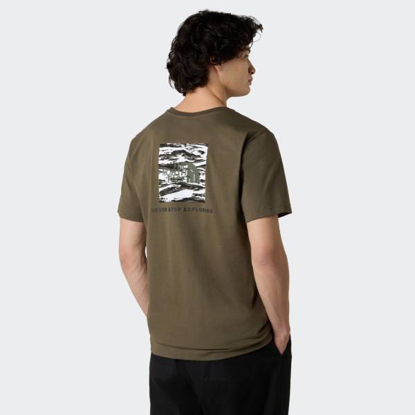 THE NORTH FACE MENS BOX NSE EDGE OF LIGHT INFILL TEE