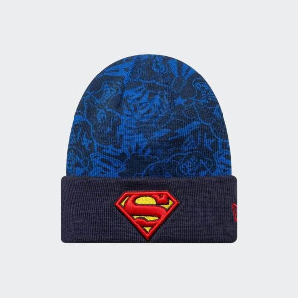 NEW ERA YOUTH DC BEANIE SUPMAN BAZ