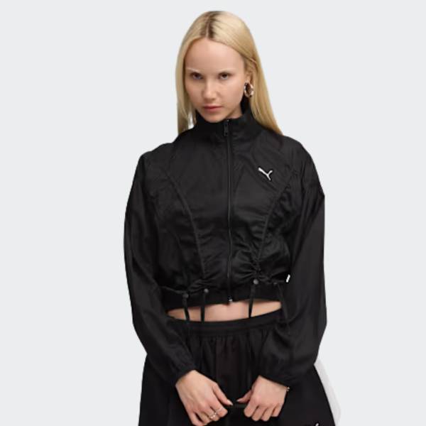 PUMA DARE TO OVERSIZED WOVEN JACKET