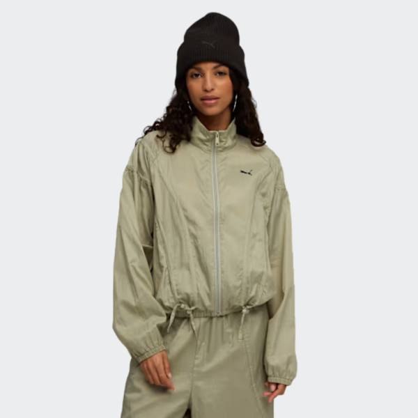 PUMA DARE TO OVERSIZED WOVEN JACKET